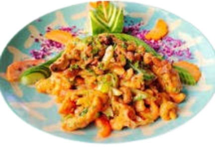 Chicken & Prawn Cashew Nut Salad