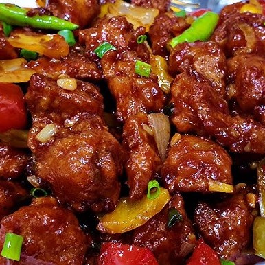 Onion Chicken Chillies Dry